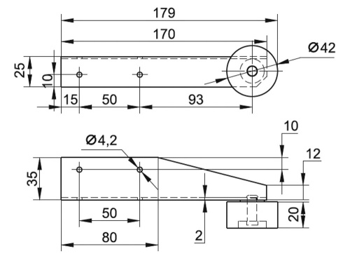 Колесная опора 125.00.000М фото 2