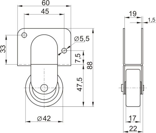 №539Р Опора колесная Окулово фото 2