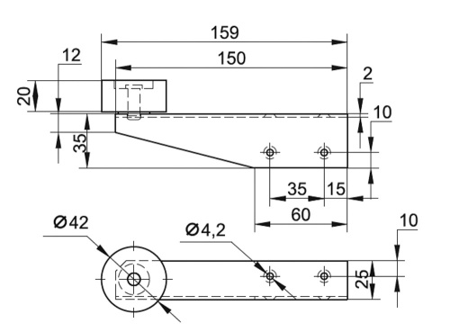 Колесная опора 155.00.000М фото 2
