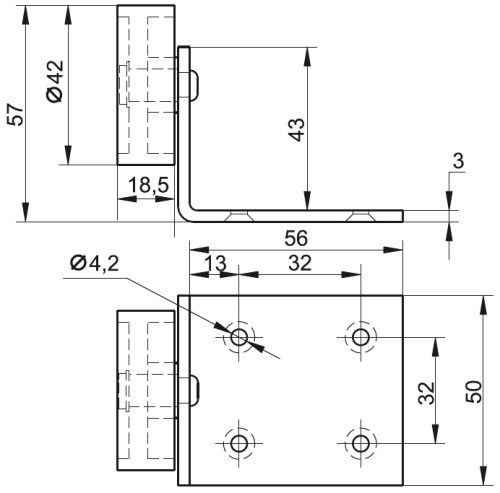 Колесная опора 384.00.000 фото 2